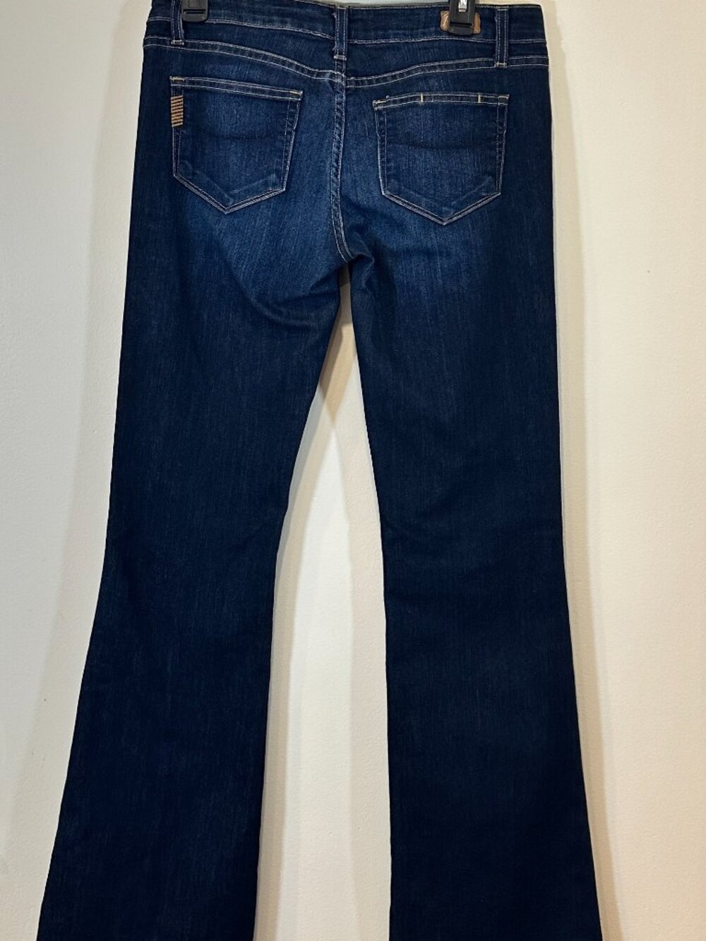 Paige Laurel Canyon Low Rise Bootcut Denim Jeans Size 29 Dark Wash Y2K - Picture 3 of 5